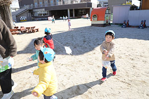 凧あげ楽しかったね　ぺんぎん