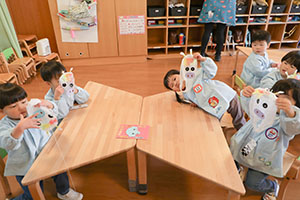 凧あげ楽しかったね　ぺんぎん