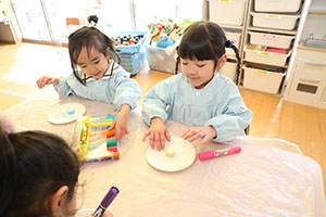 コマの制作　さくら