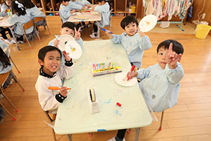 コマの制作　さくら