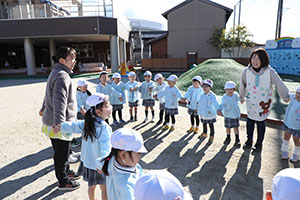マラソン活動が始まりました　C・ひまわり・たんぽぽ・さくら・ことり・ぱんだ