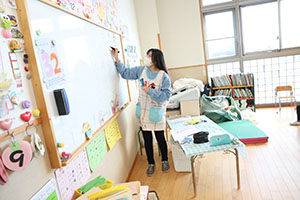 書初め大会　がんばりました　年長組　NO.1