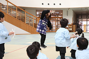 コマの制作　うさぎ