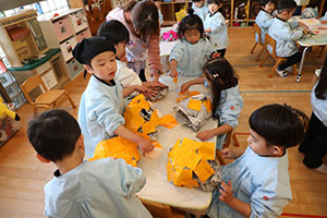 作品展の制作活動　ぱんだ