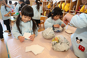 作品展の制作活動　ぱんだ