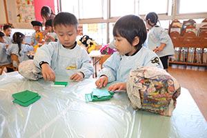 作品展の制作活動　ぱんだ