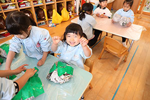 作品展の制作活動　ぱんだ