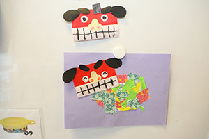 獅子舞の制作　ひよこ