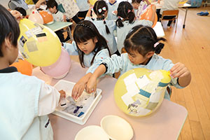 作品展　張り子の制作　Ｄ