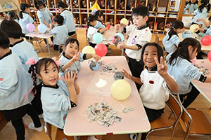 作品展　張り子の制作　Ｃ