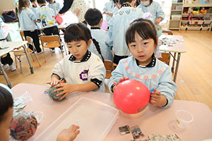 作品展　張り子の制作　Ｃ