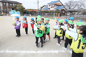 サッカー教室が開かれました　B・D