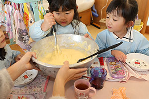 ホットケーキパーティ　　ばら・さくら