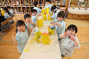 作品展の制作活動　たんぽぽ