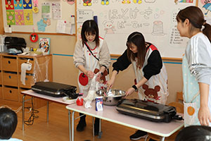 ホットケーキパーティ　うさぎ・ことり・ぱんだ