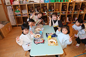 ホットケーキパーティ　うさぎ・ことり・ぱんだ