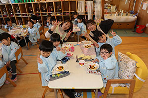 ホットケーキパーティ　うさぎ・ことり・ぱんだ