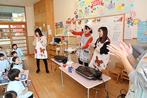 ホットケーキパーティ　うさぎ・ことり・ぱんだ