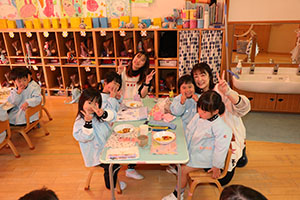 ホットケーキパーティ　うさぎ・ことり・ぱんだ