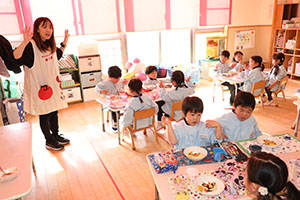 ホットケーキパーティ　うさぎ・ことり・ぱんだ