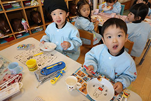 ホットケーキパーティ　うさぎ・ことり・ぱんだ