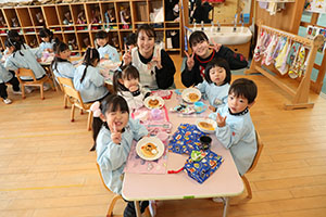 ホットケーキパーティ　うさぎ・ことり・ぱんだ