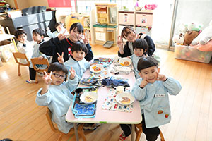 ホットケーキパーティ　うさぎ・ことり・ぱんだ