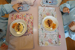 ホットケーキパーティ　うさぎ・ことり・ぱんだ