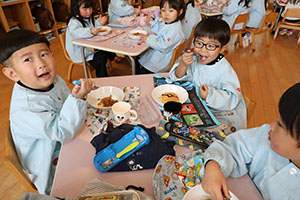 ホットケーキパーティ　うさぎ・ことり・ぱんだ