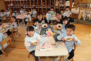 ホットケーキパーティ　りす・こあら・きりん