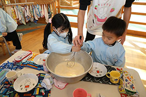 ホットケーキパーティ　りす・こあら・きりん