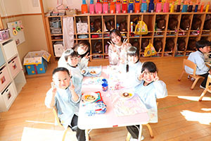 ホットケーキパーティ　りす・こあら・きりん