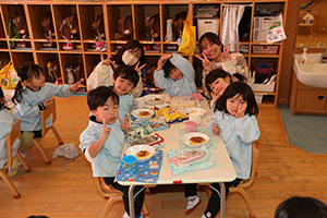 ホットケーキパーティ　りす・こあら・きりん