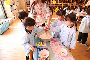 ホットケーキパーティ　りす・こあら・きりん