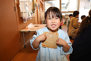 毛糸通しの練習✨　あひる