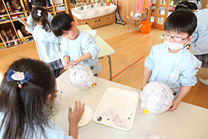 作品展の制作活動　ひまわり