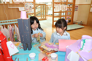 作品展の制作活動　さくら