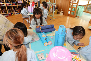 作品展の制作活動　さくら