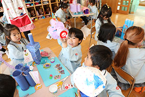 作品展の制作活動　さくら