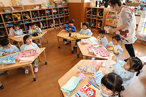 ホットケーキパーティ　2歳児クラス