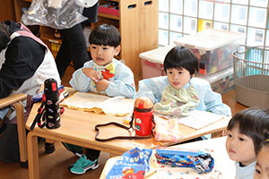 ホットケーキパーティ　2歳児クラス