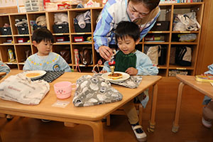 ホットケーキパーティ　2歳児クラス