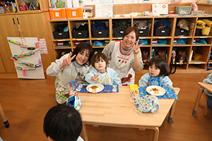 ホットケーキパーティ　2歳児クラス