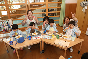 ホットケーキパーティ　2歳児クラス