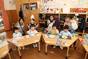 ホットケーキパーティ　2歳児クラス