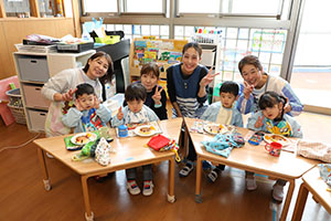 ホットケーキパーティ　2歳児クラス