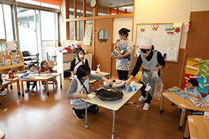 ホットケーキパーティ　2歳児クラス