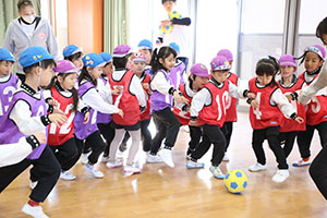 白熱！サッカー大会　NO.1　年長組