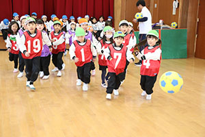 白熱！サッカー大会　NO.1　年長組
