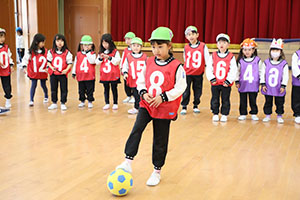 白熱！サッカー大会　NO.1　年長組